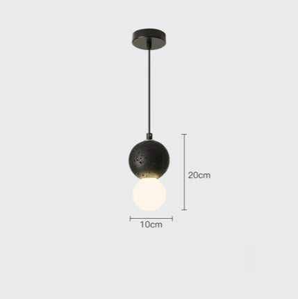 LumiOrb – Pendentif minimaliste avec écran en verre