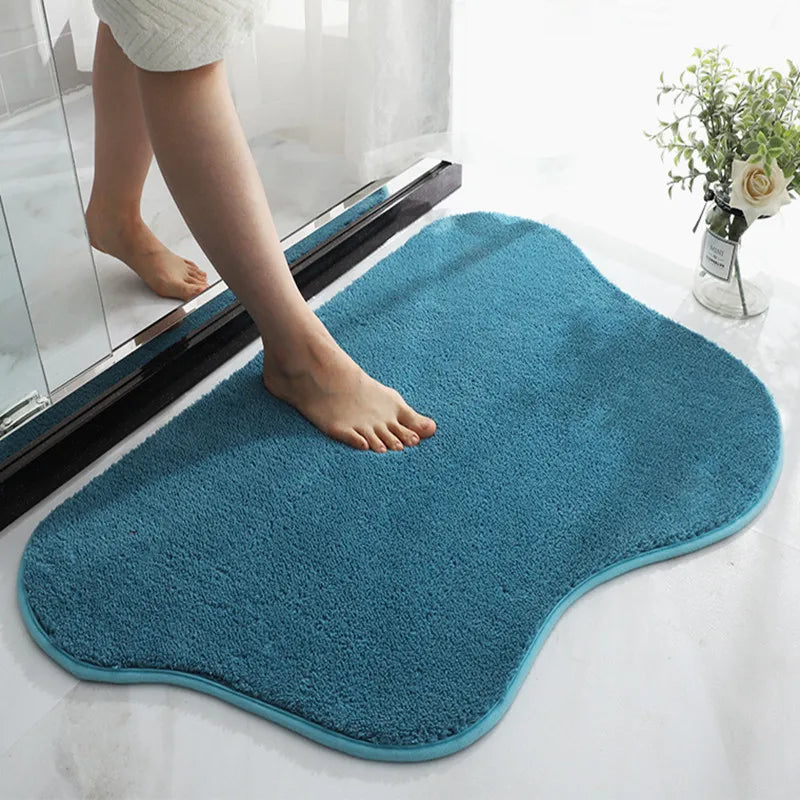 WhimsiMat - Tapis en microfibre en forme irrégulière