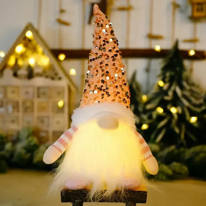 Gnome de Noël avec un charme festif