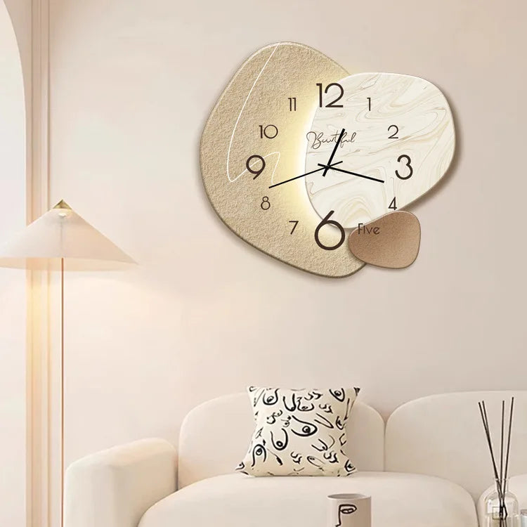 Horloge Murale Décorative Moderne LumiStyle – Parfaite pour les Espaces Élégants