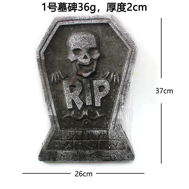 Décoration de tombstone en mousse pour Halloween