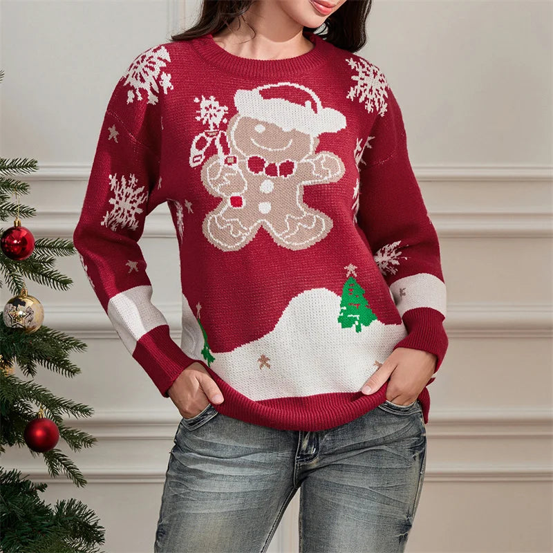 Pull Ella à motif pain d'épices