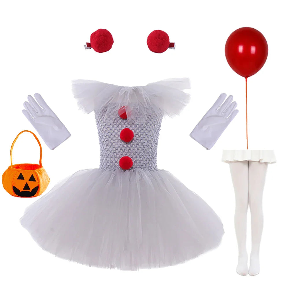 Robe Tutu de Clown Effrayant Charlotte
