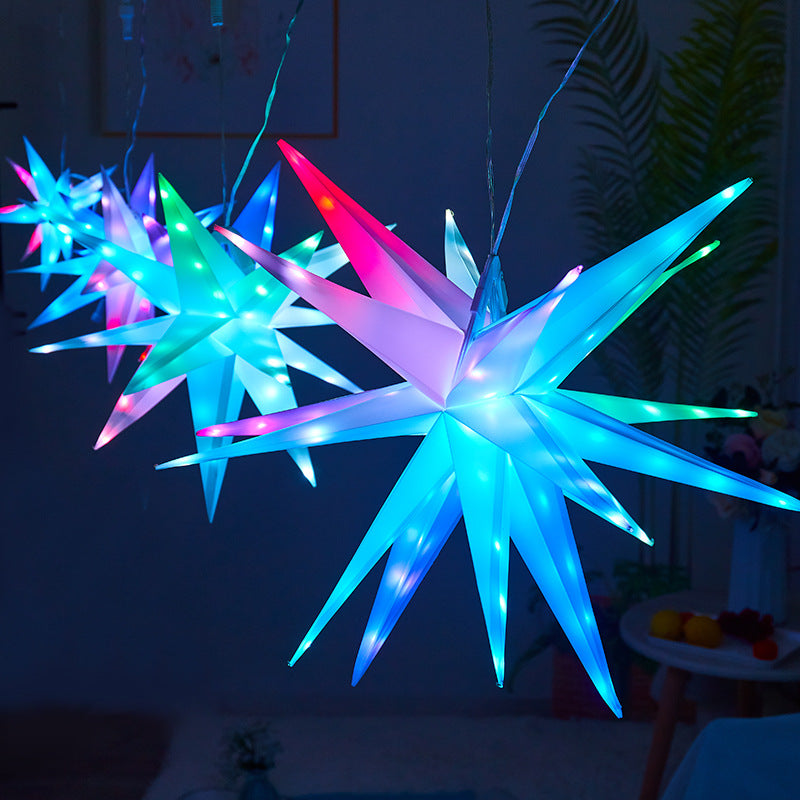 StarGlow - Lumière suspendue étoilée LED multicolore avec télécommande
