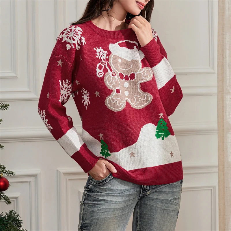 Pull Ella à motif pain d'épices