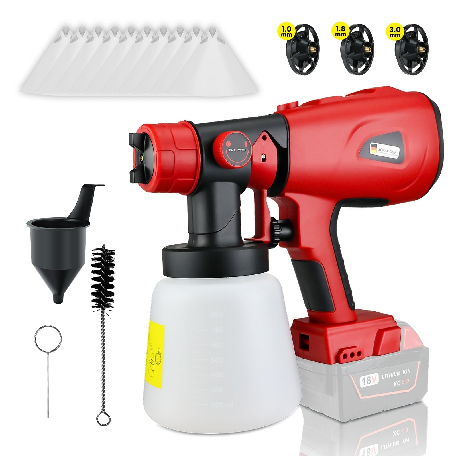 Pistolet à Peinture FarvePro – Précise et Efficace pour les Projets de Bricolage