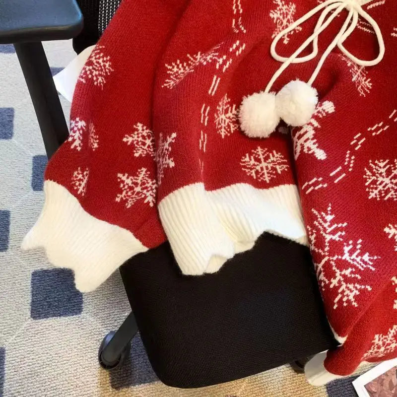 Jessica - Pull en Flocon de Neige de Noël