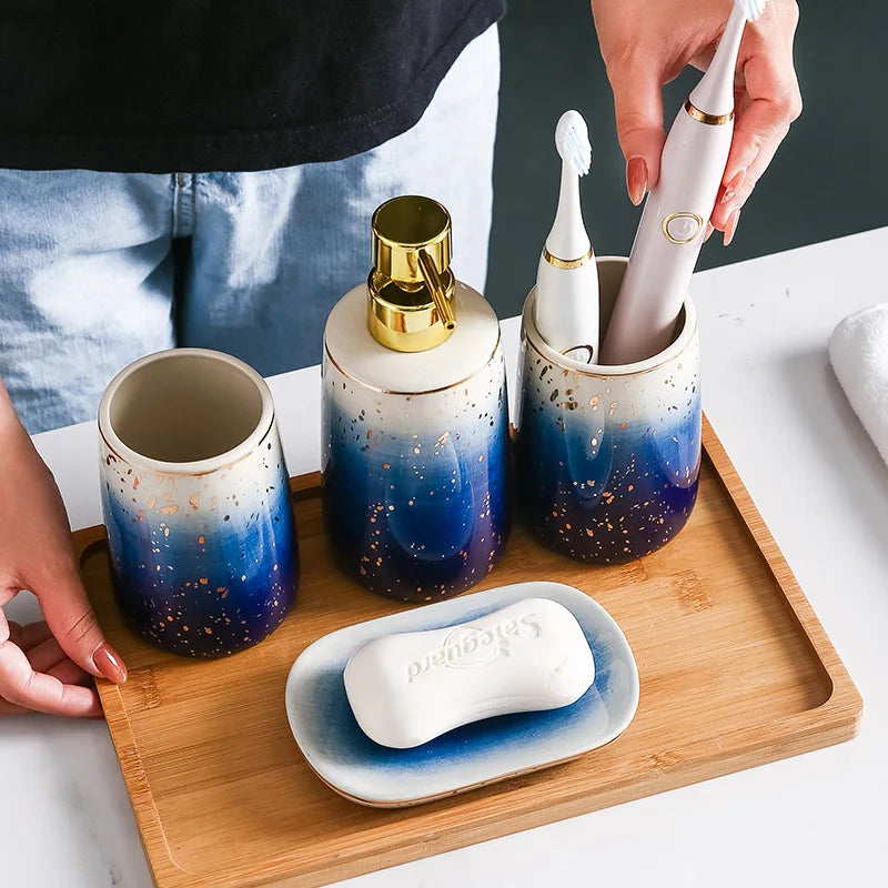 Ensemble de salle de bain LuxKeram en céramique