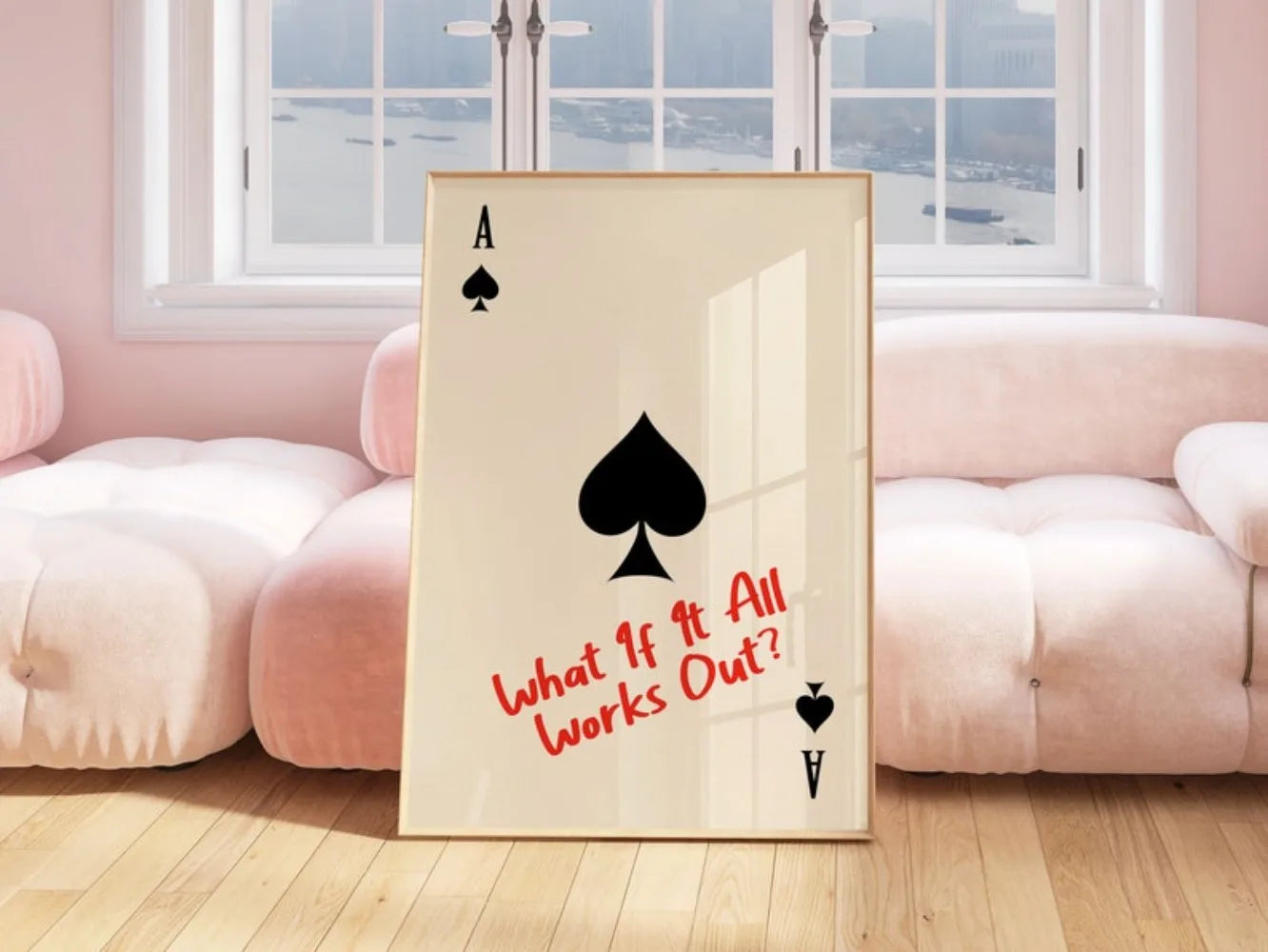 AceOptimism - Affiche minimaliste de motivation