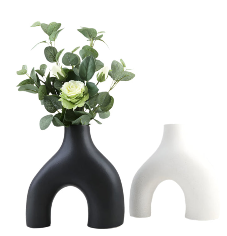 Vase en céramique Orbiform – Design rond minimaliste moderne