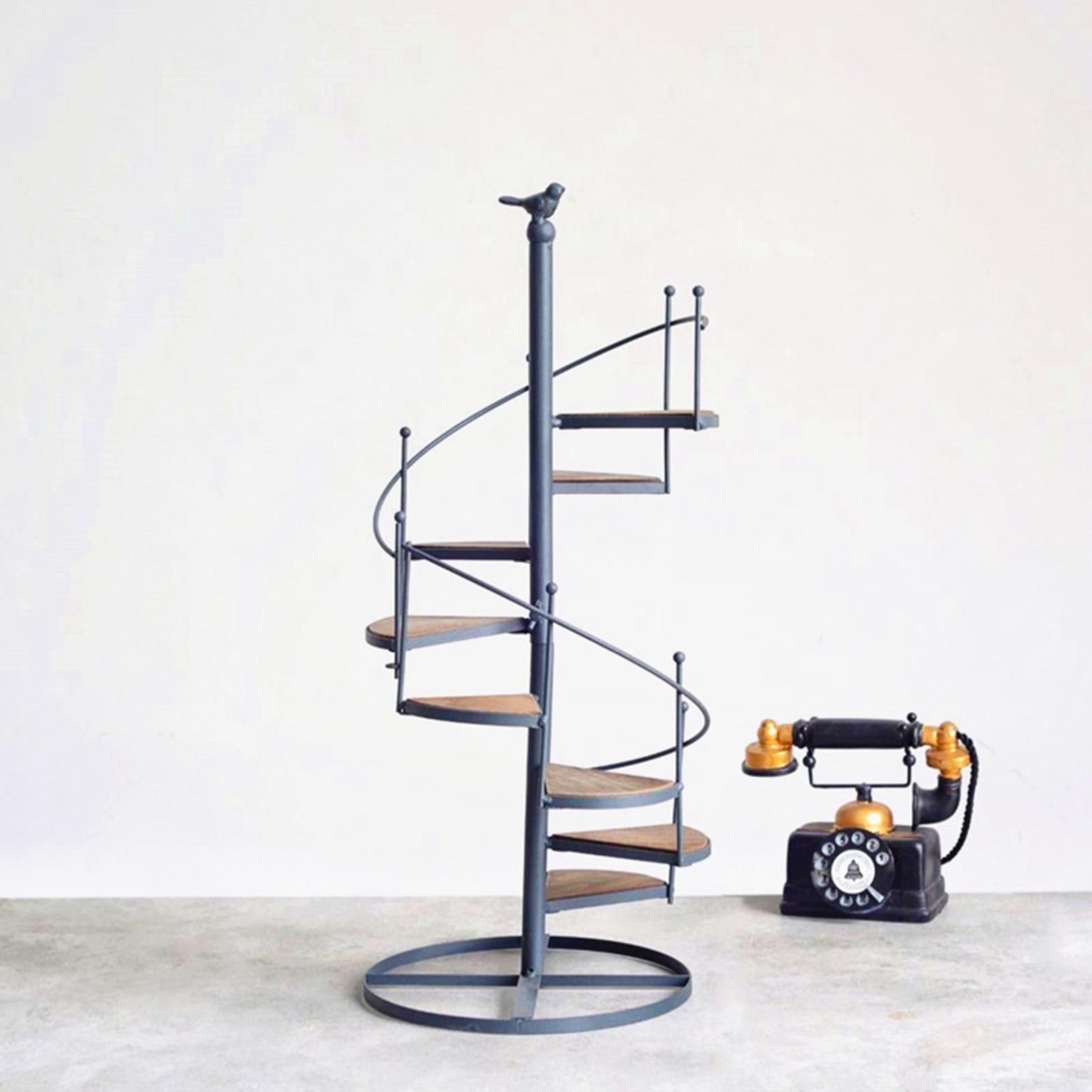 Support de Plantes Étagé SpiraBloom – Élegant support de plantes en forme de spirale pour balcons et jardins