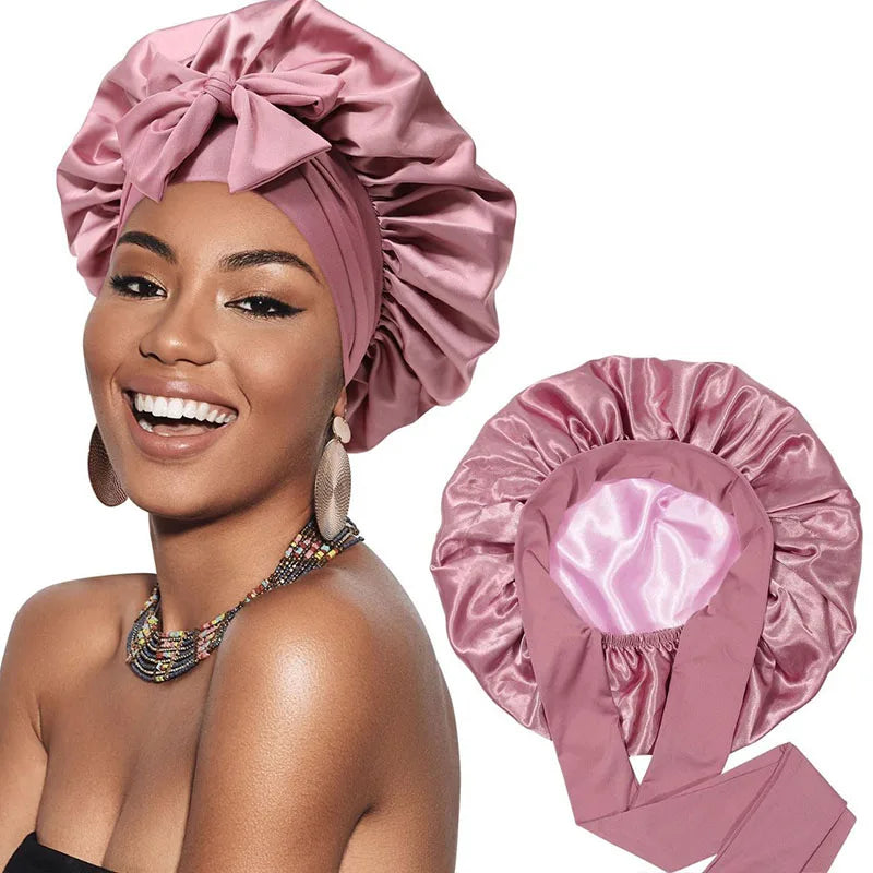 Jean - Luxueuse robe en satin pour protéger les cheveux et l'élégance