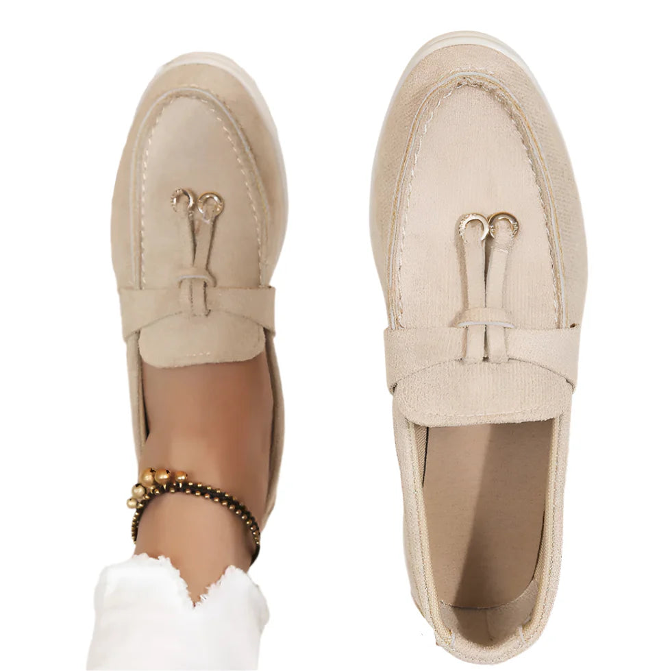 Sharon - Mocassins classiques à pampilles pour femmes