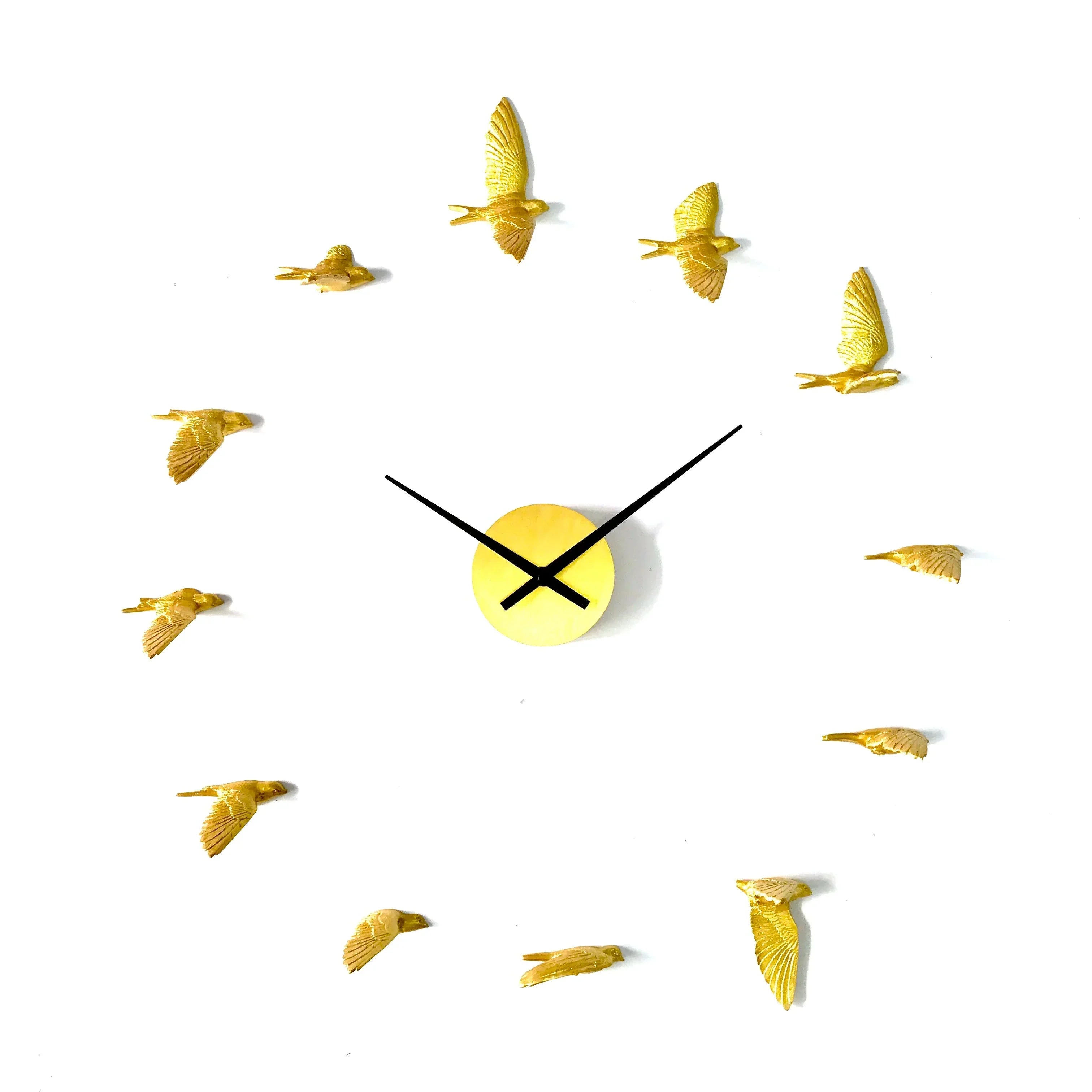 SkyFlight - Horloge artistique avec silhouette d'oiseau