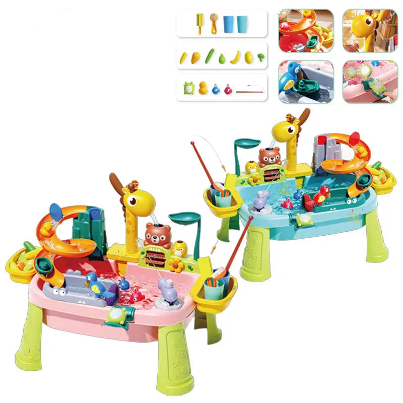 Splash ‘n Fish - Jeu d'eau amusant pour enfants avec pêche à la poisson salée