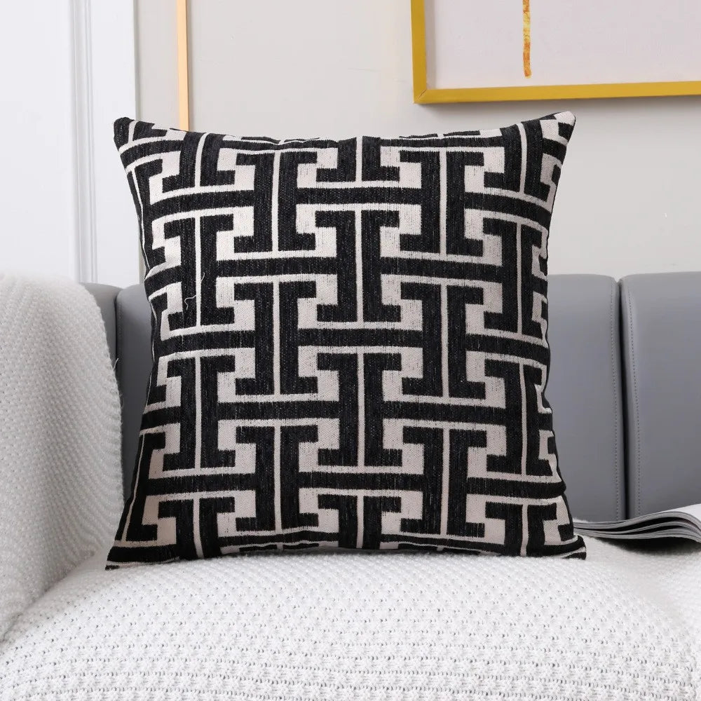 KeyMaster - Coussins décoratifs à motif géométrique