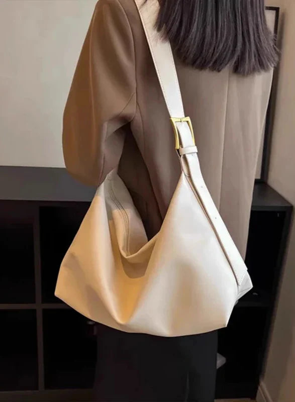 LuxSoft | Sac à épaule en cuir souple à la mode