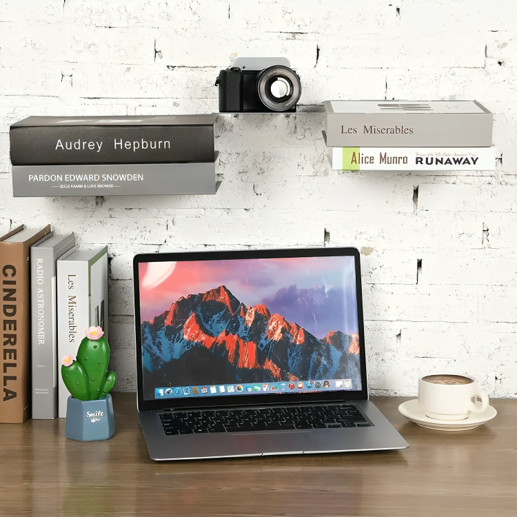 FloatBook – Étagères flottantes invisibles pour une présentation murale gain de place