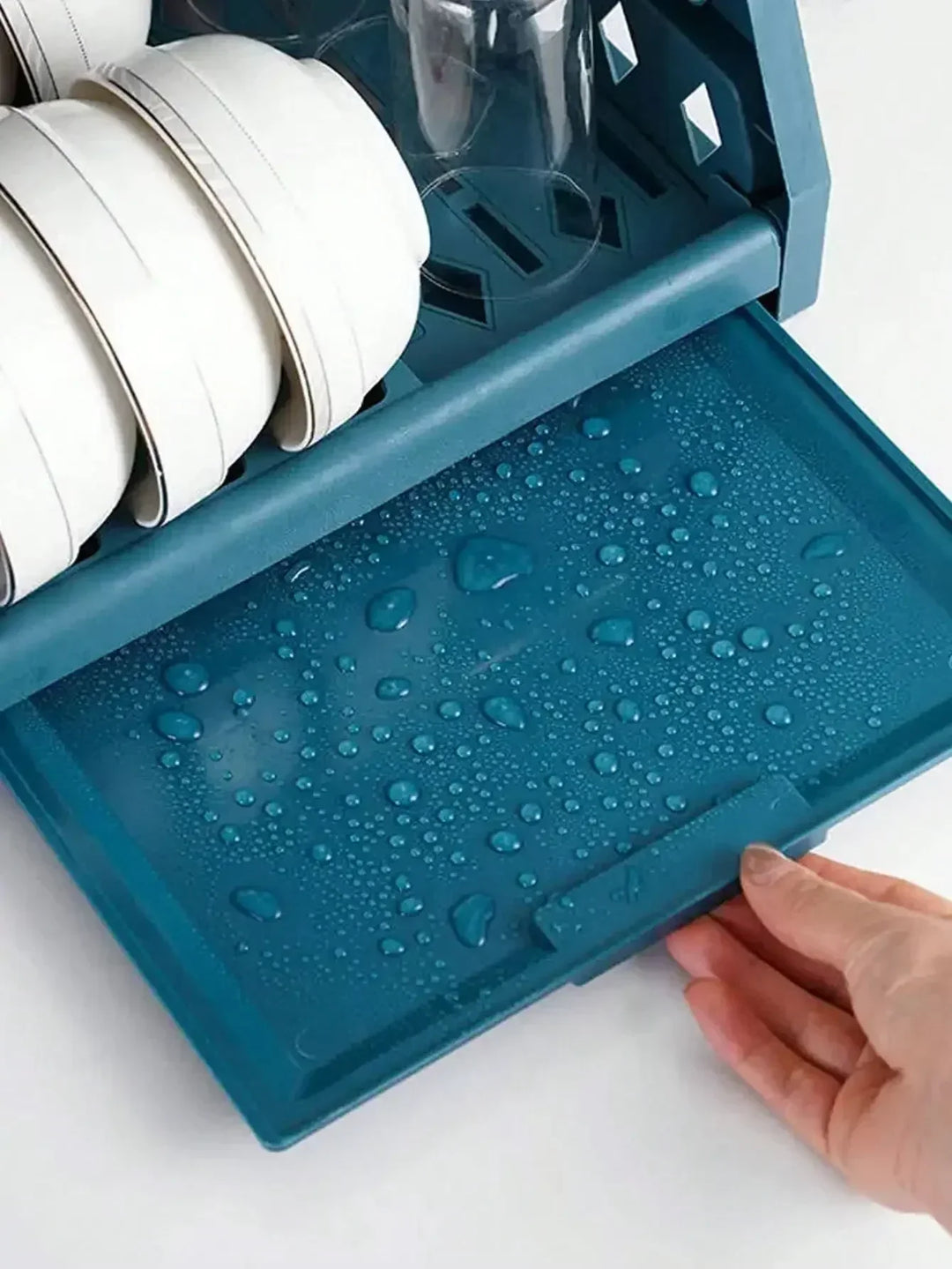 SpaceDry Égouttoir Pliable – Solution de Cuisine Intelligente et Gain de Place