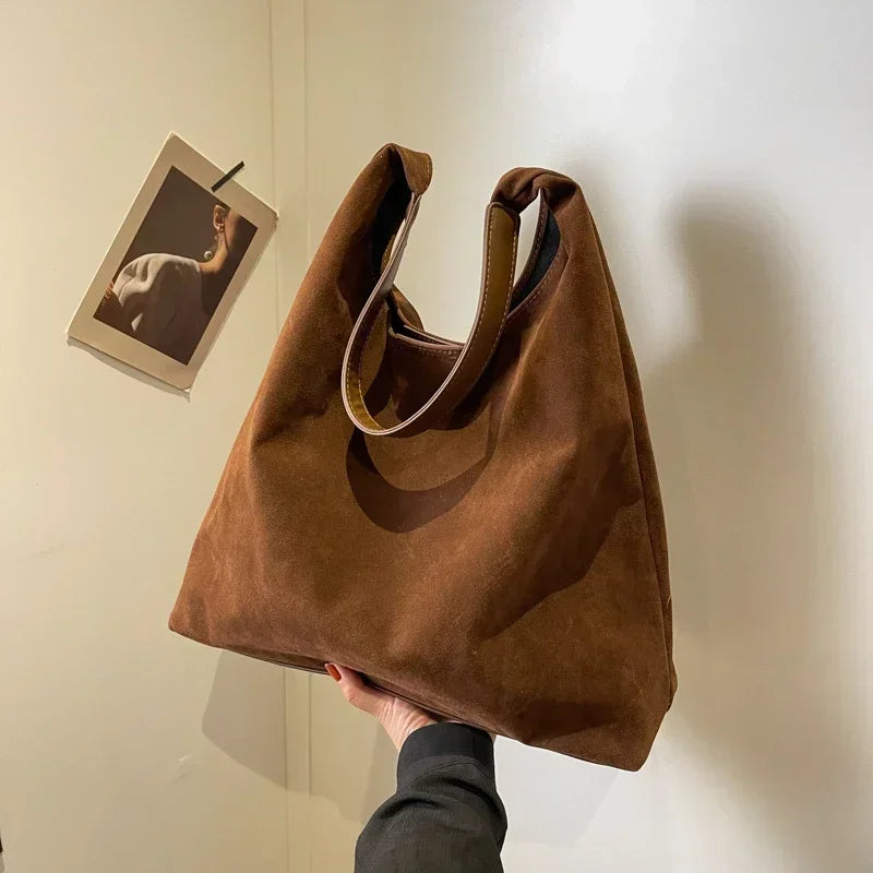 Julie - Sac de grande capacité uni vintage