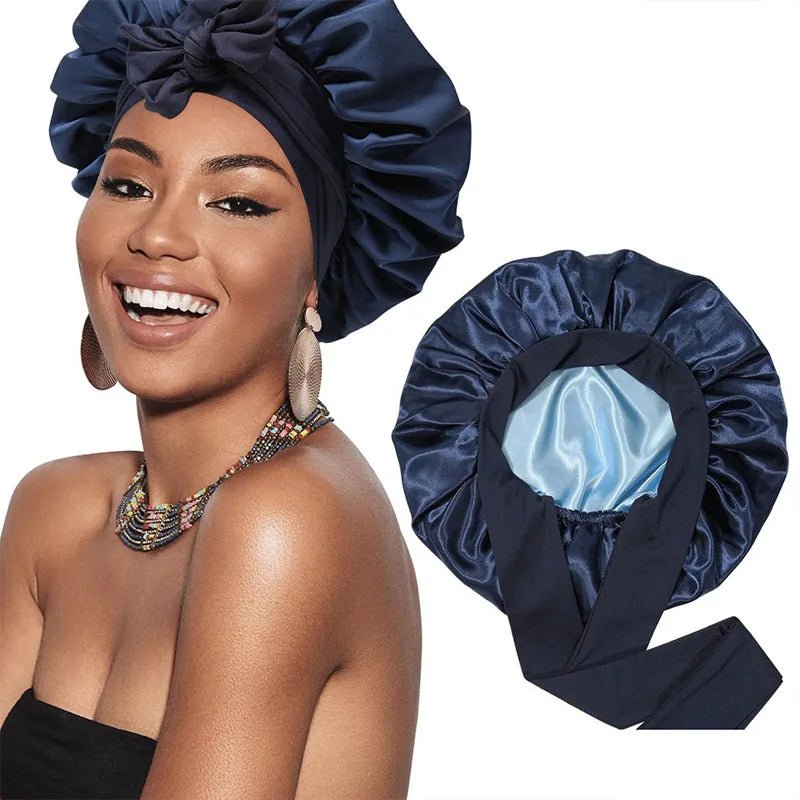 Jean - Luxueuse robe en satin pour protéger les cheveux et l'élégance