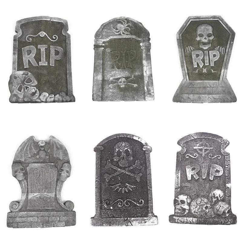 Décoration de tombstone en mousse pour Halloween