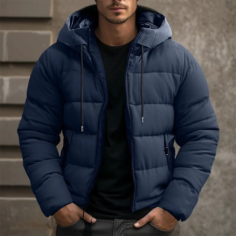 Veste de puffer moderne Rex avec capuche