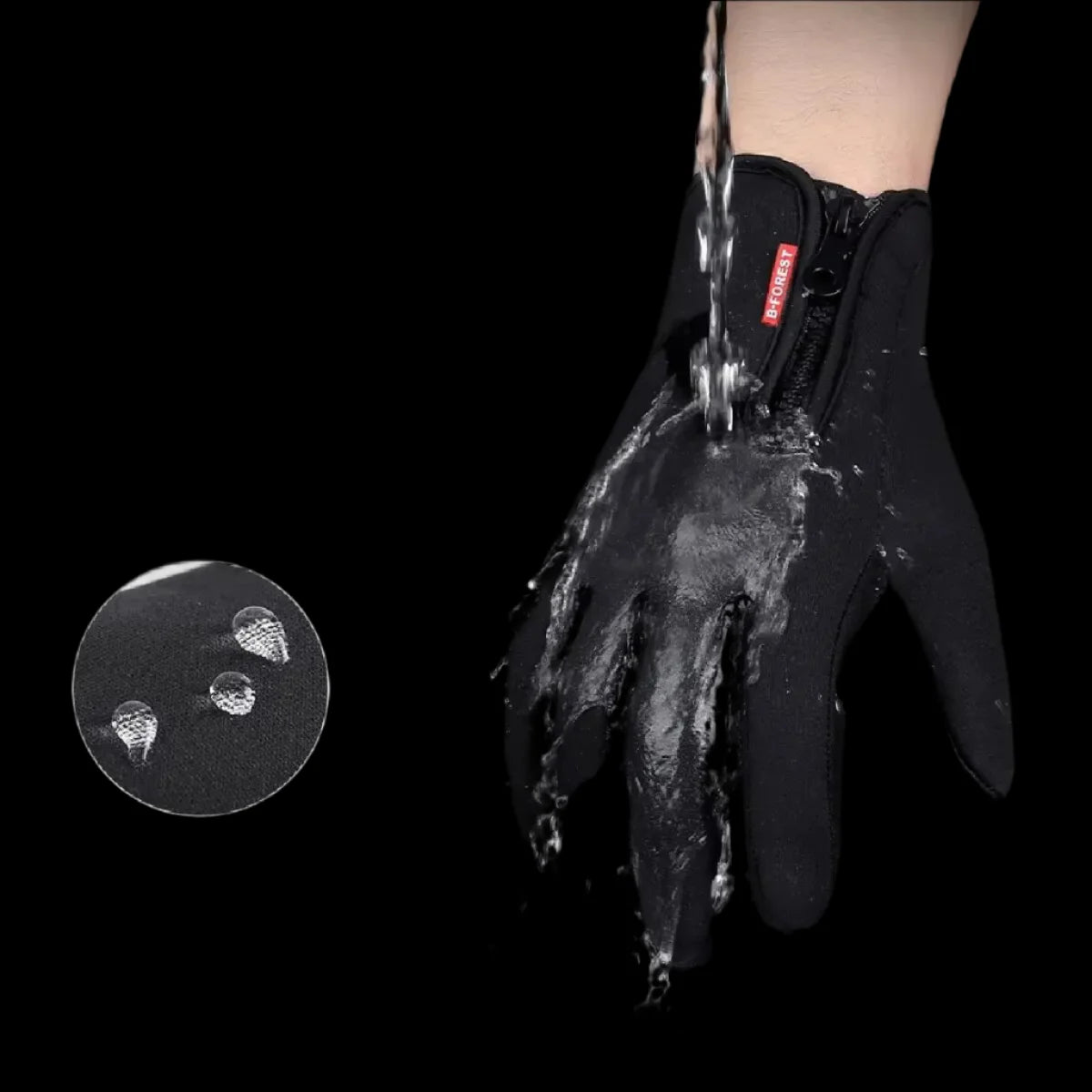 Gants tactiles d'hiver - Gants chauds pour le cyclisme, la conduite et les activités de plein air