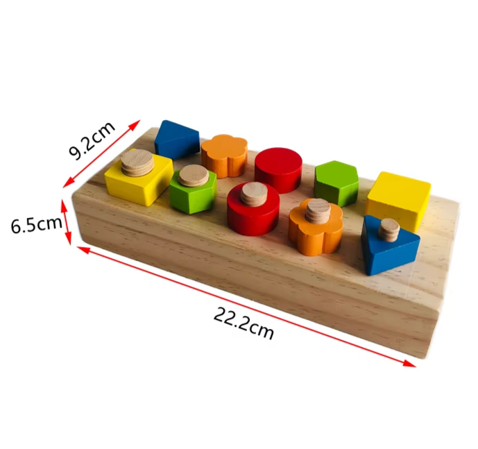 SkillBolt - Jouet d'entraînement avec des boulons et des écrous colorés