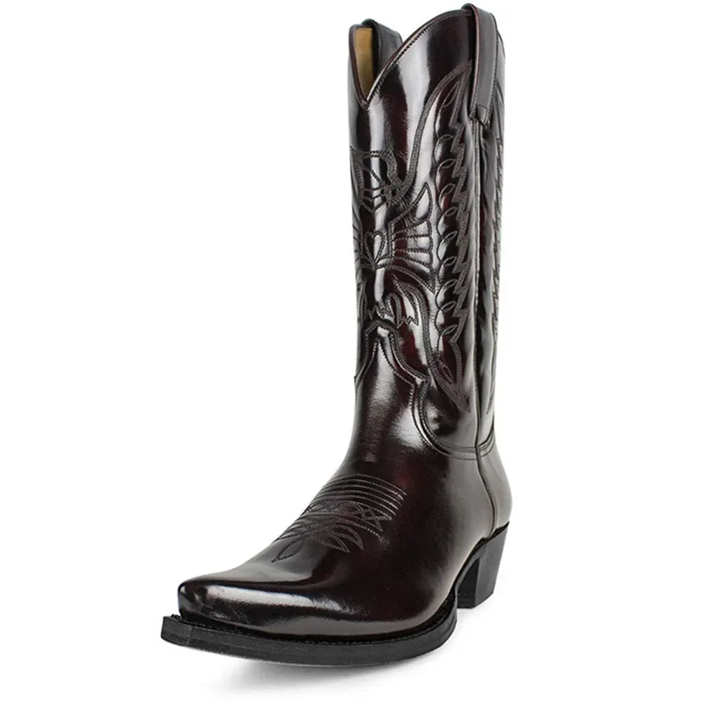 Magda - Bottes de cowboy brodées classiques pour un style intemporel