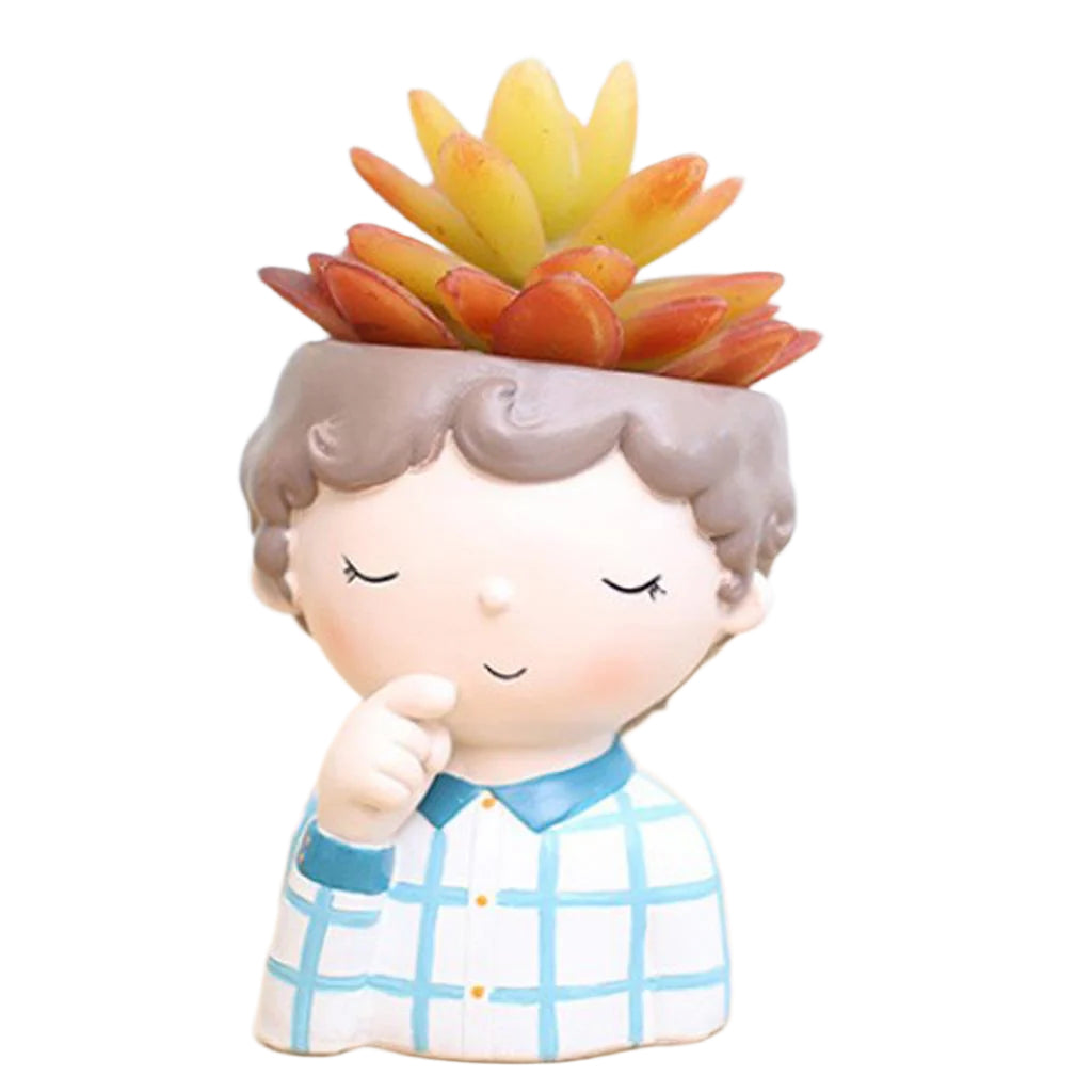 Cache-pot moderne pour succulentes avec double usage