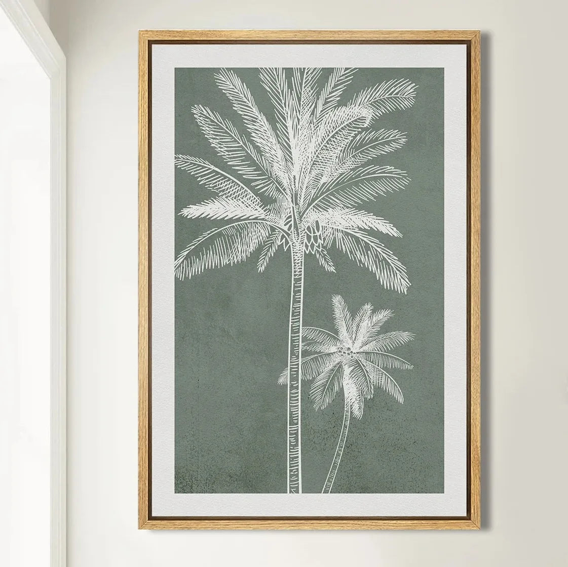 TropicalTranquil - Élégante affiche botanique murale