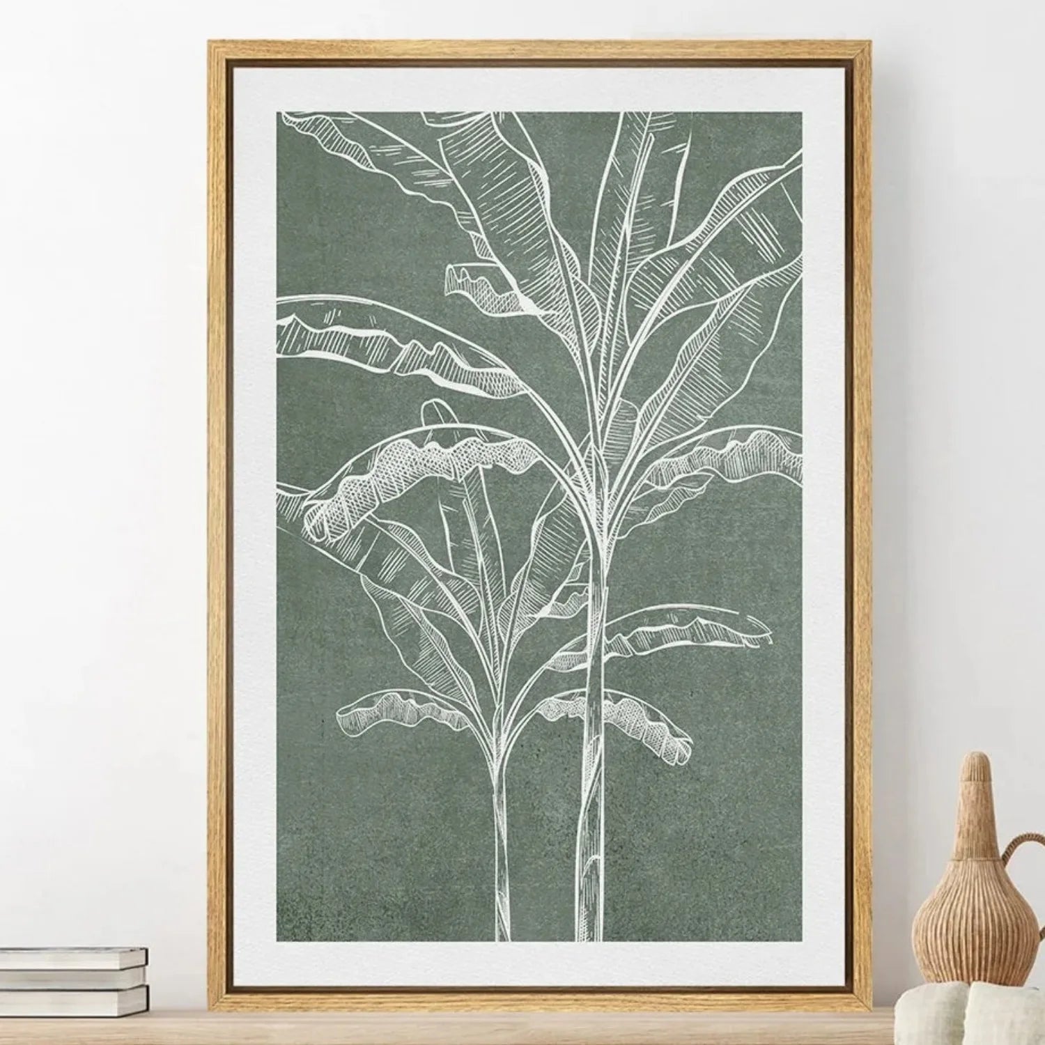 TropicalTranquil - Élégante affiche botanique murale