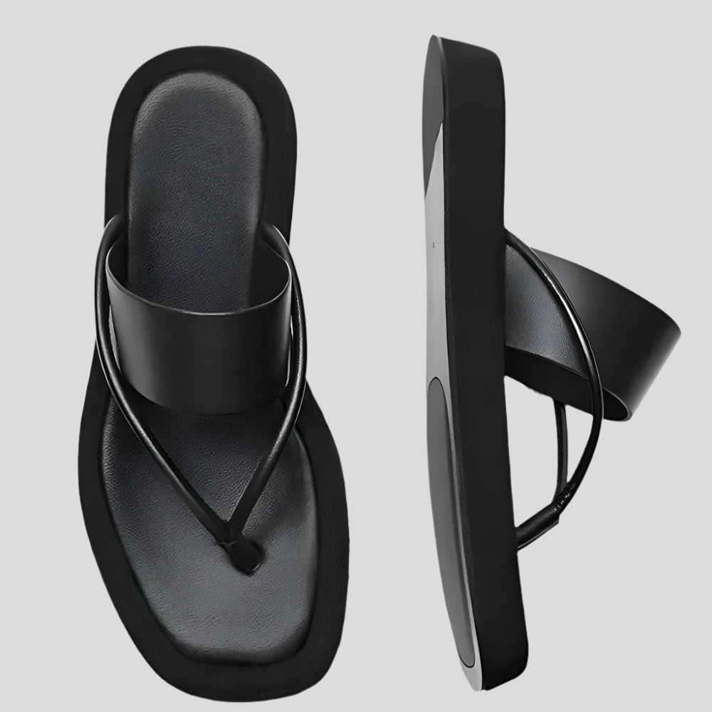 Mariani Dame Mules à semelles épaisses – Confort élégant pour les journées d'été