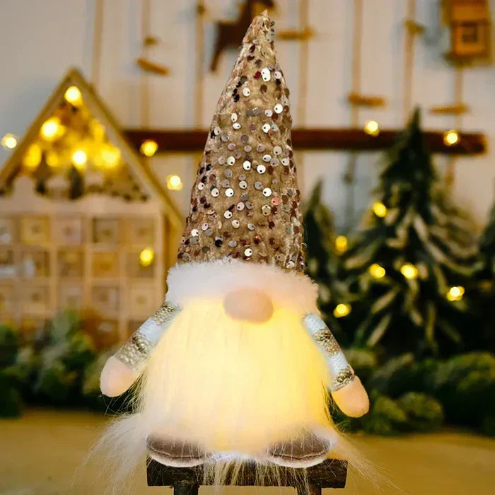 Gnome de Noël avec un charme festif