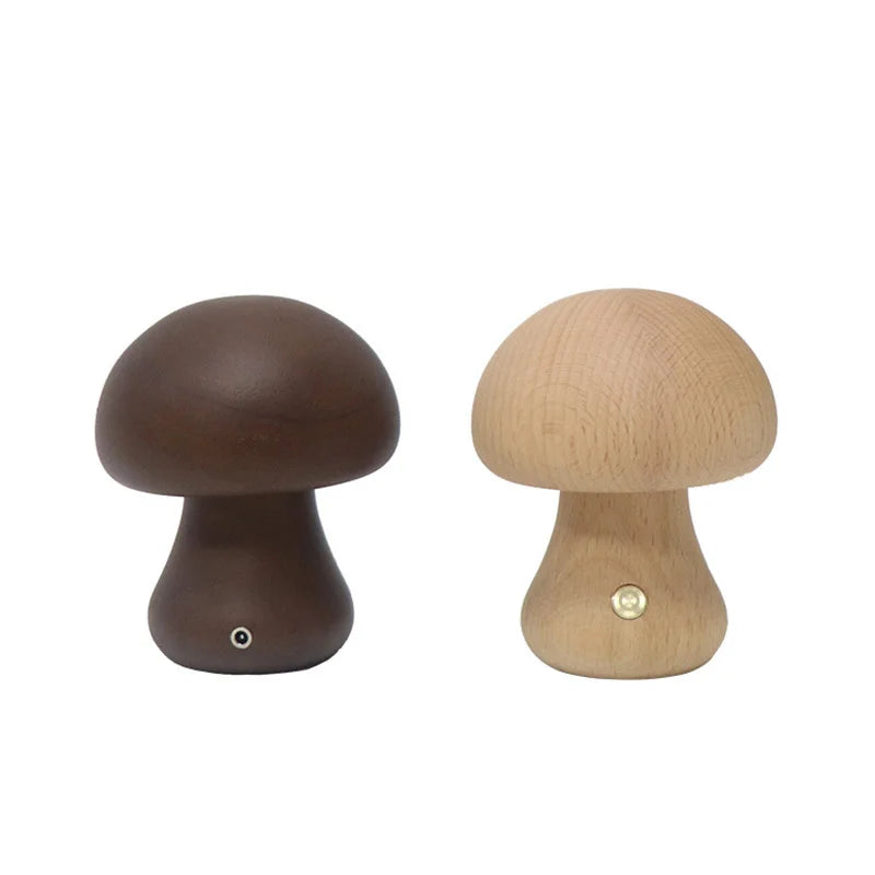 Lampe de table en bois MystiGlow