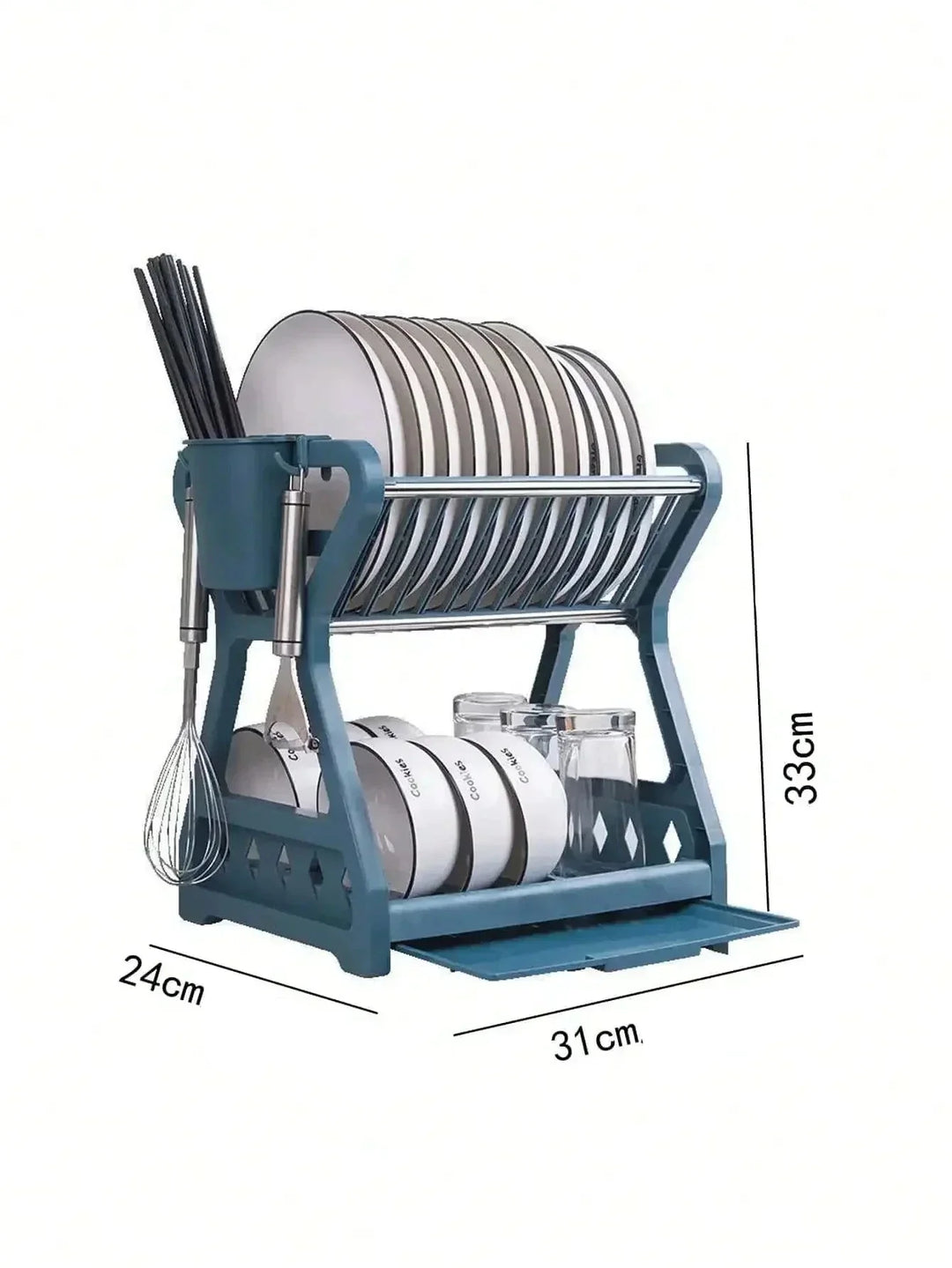 SpaceDry Égouttoir Pliable – Solution de Cuisine Intelligente et Gain de Place