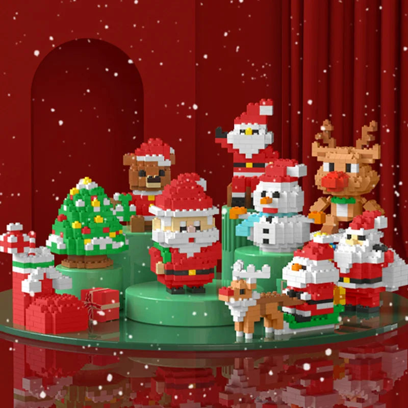 Blocs de construction sur le thème de Noël