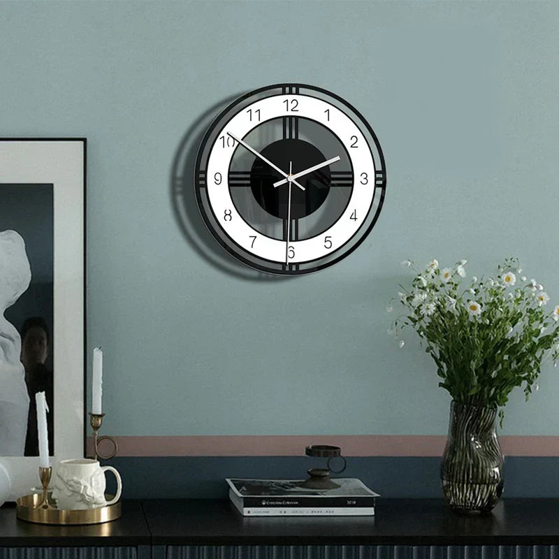 Monokrom Harmony – Horloge murale moderne et minimaliste