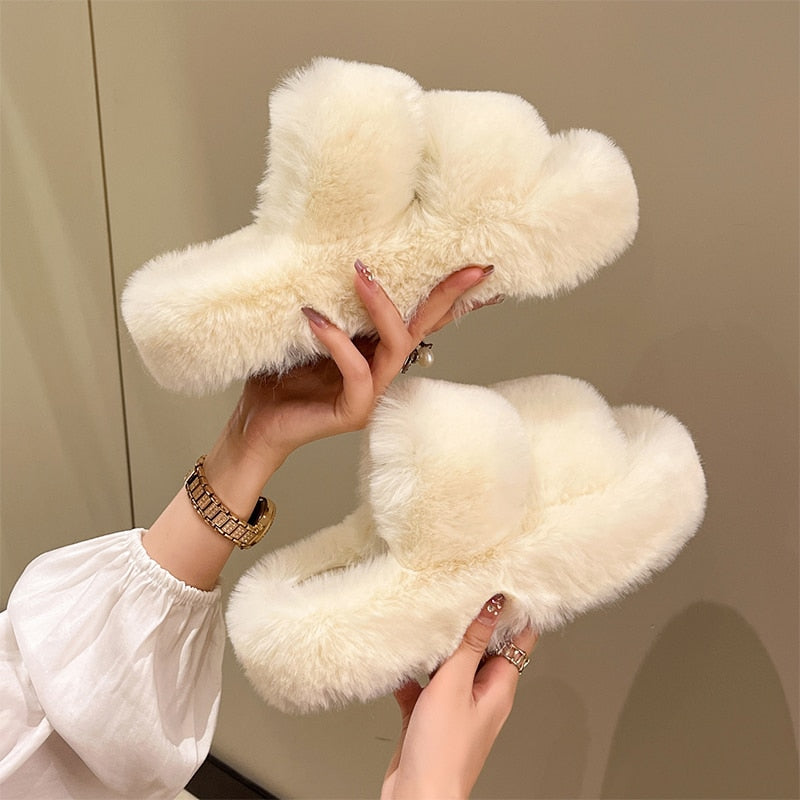 Luna - Chaussons antidérapants avec doublure en polaire douce