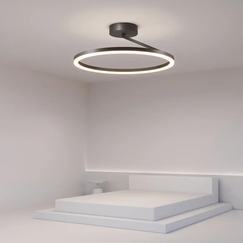 NordiskLys – Lampe de plafond LED scandinave pour chambre à coucher