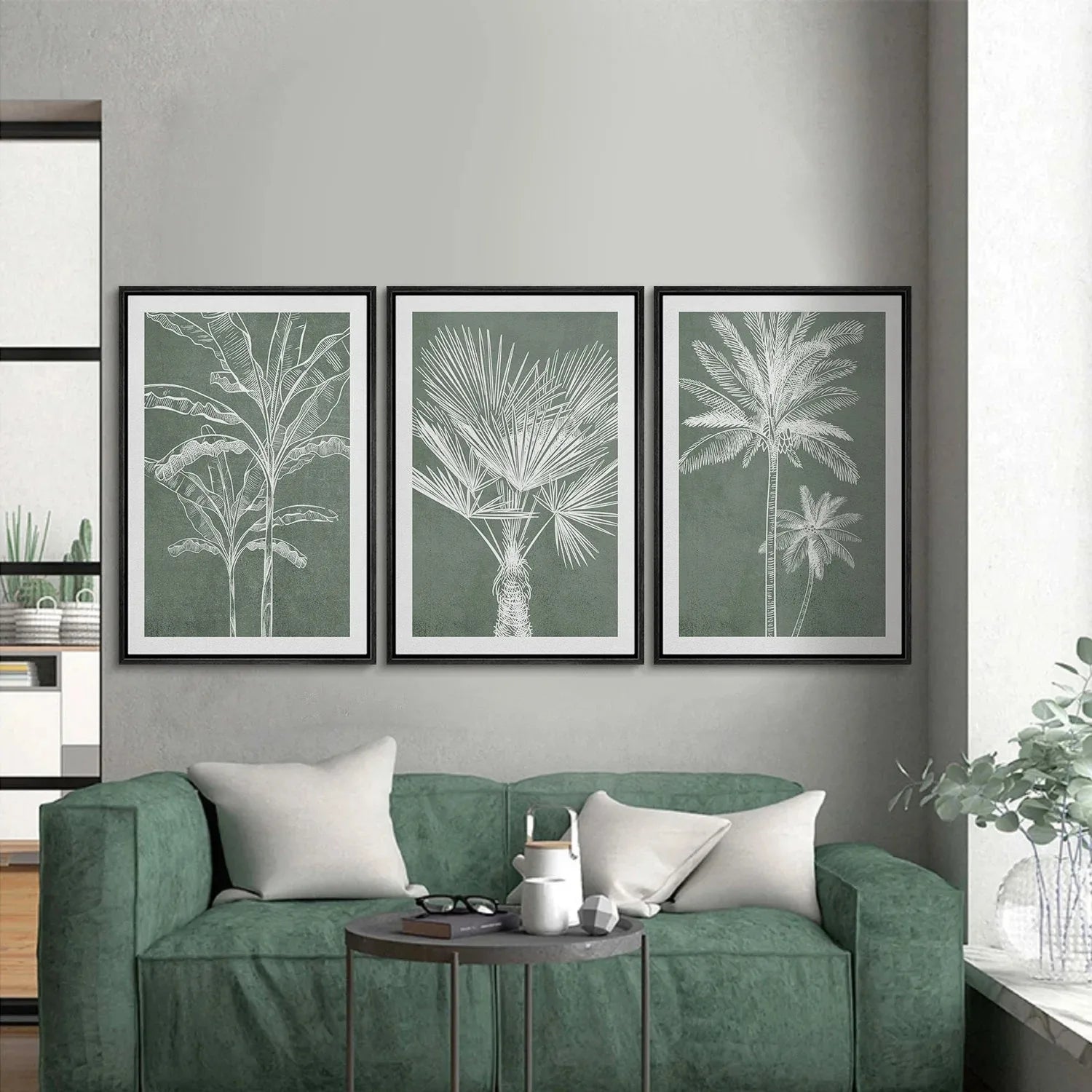 TropicalTranquil - Élégante affiche botanique murale