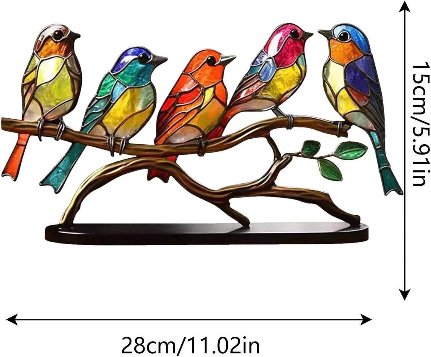 ElegantAviary - Décoration de bureau avec des oiseaux colorés