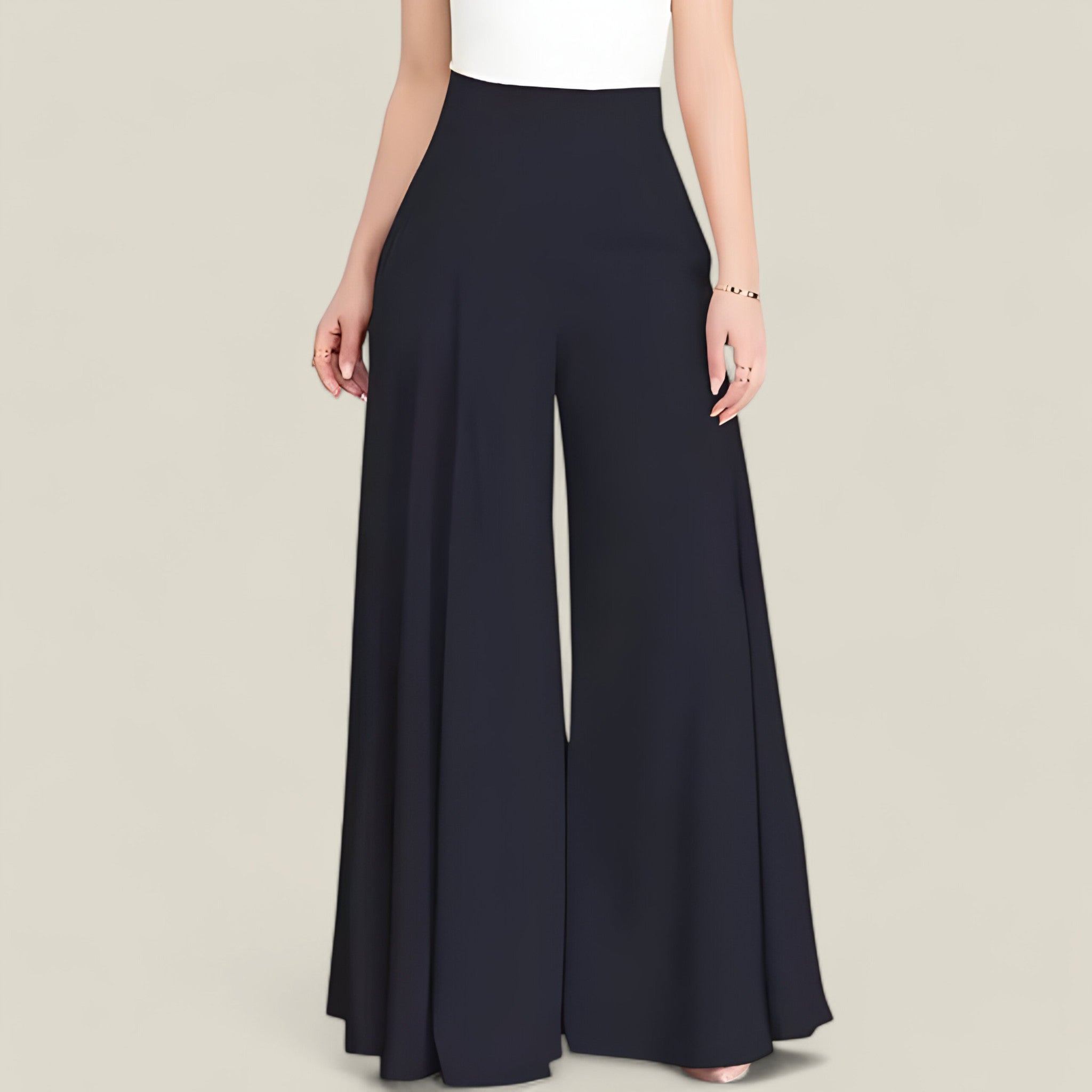 Clara - Pantalon taille haute intemporel