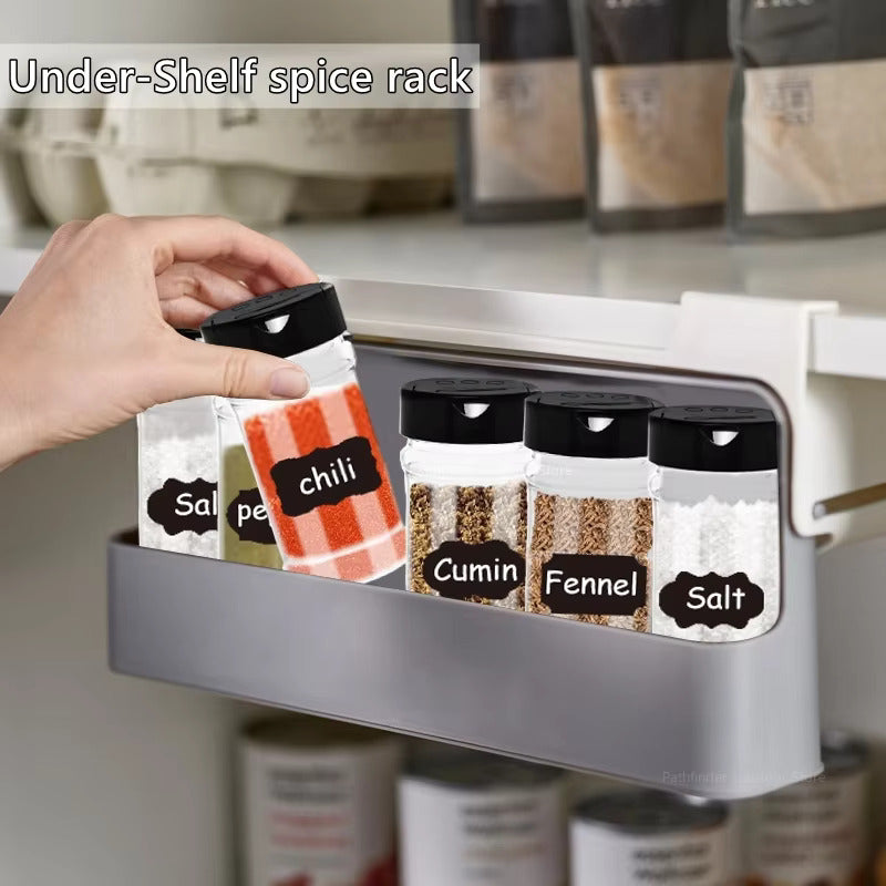 StickRack Organisateur d'Épices Auto-adhésif – Solution de Rangement de Cuisine Épurée