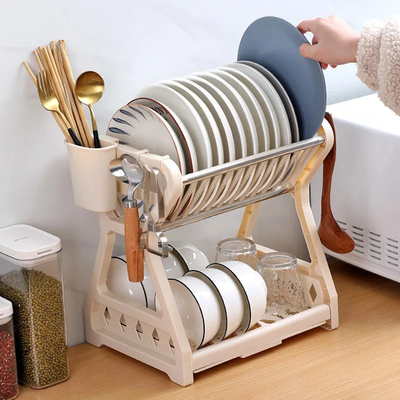 SpaceDry Égouttoir Pliable – Solution de Cuisine Intelligente et Gain de Place