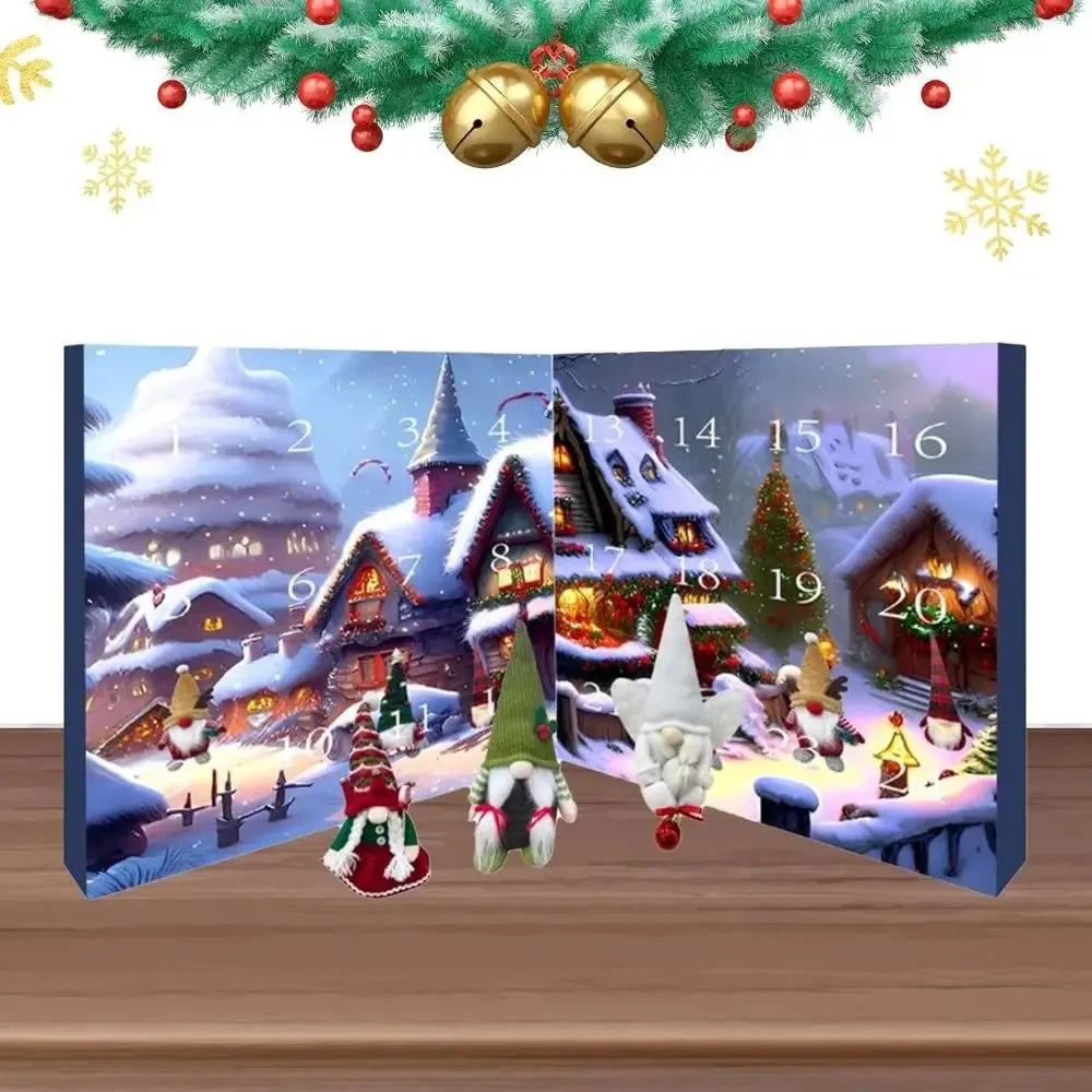Calendrier de l'Avent Gnome de Noël Décoration