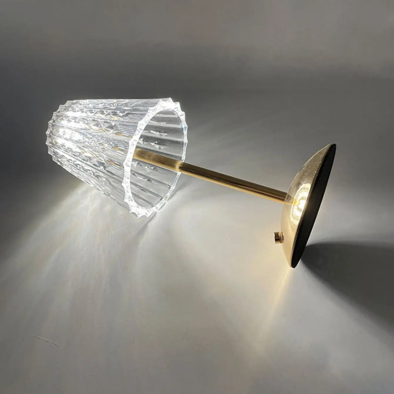 Lampe de bureau LED en cristal