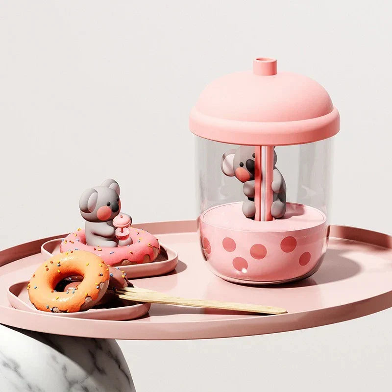 Diffuseur KoalaBreeze – Design de tête de légende avec koala tournant