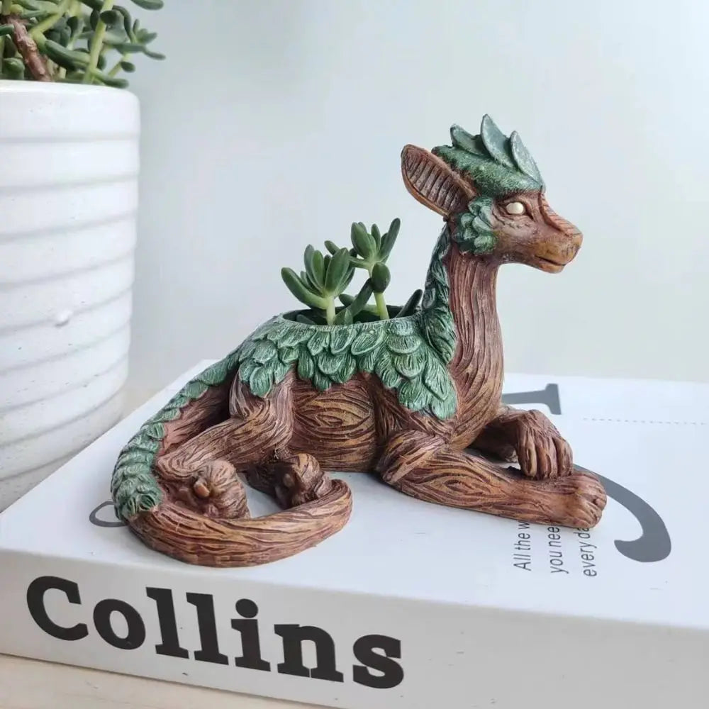WhimsiDragon - Jardinière pour plantes succulentes au design fantaisiste et ludique